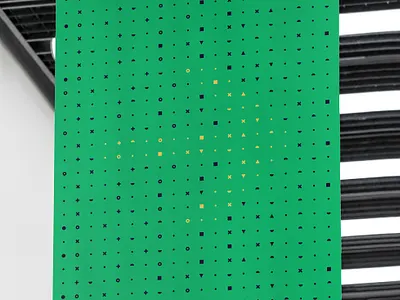 Interaction19 Wayfinding Banner banner branding data dynamic generative grid identity navigation procedural processing wayfinding