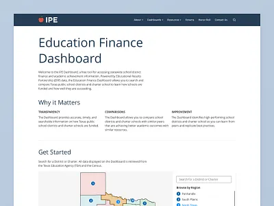 IPE Part 1 - Landing Page dashboad design illustration interactive map interface map simple sketch typeography ui ux website