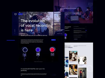 Eyeball Redesign dark design ecommerce footer homepage landing page menu minimalistic redesign store ui ux webdesign website