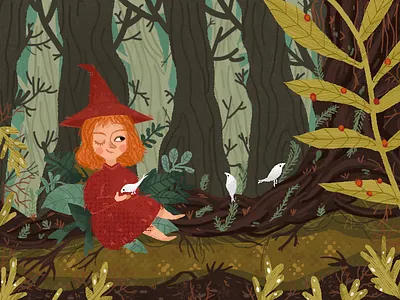 Sweet spring Sweet girl 人 女孩 插图