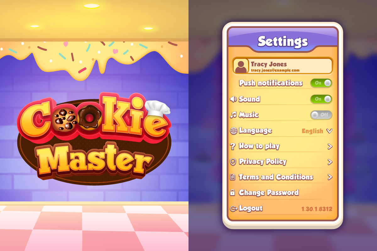 Cookie master game UI by Yudiz Solutions Ltd on Dribbble