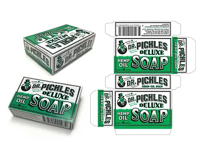 Dr.Pickles Soap Packaging