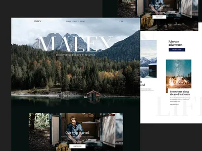 Travel Blog - malex blog concept expedition malex outdoor roadtrip travel vanlife web design