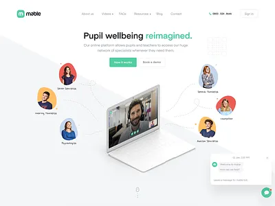 Hero section design hero landing page navigation ui ux website