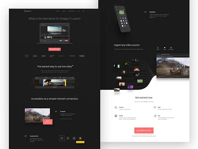 Yuzzit Pro Homepage design app black blog branding dashboard design flat illustration ios iphone minimal typography ui ux vector website white