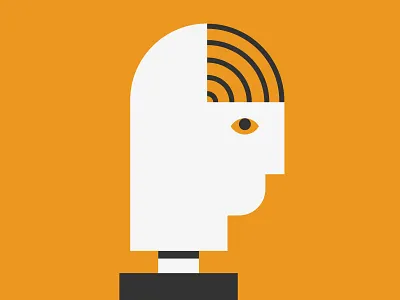 Head Space biases cognitive design head illustration psychology stylized