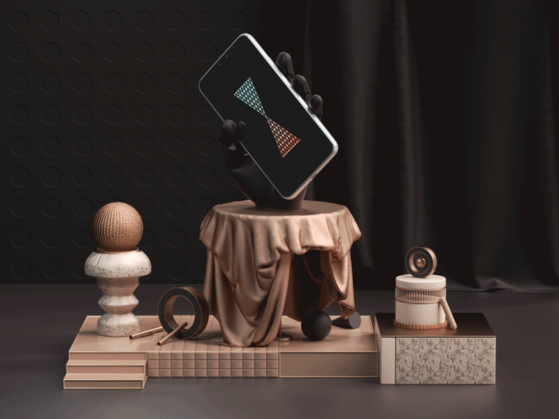 iPhone c4d dribbble gif icon iphone logo ui