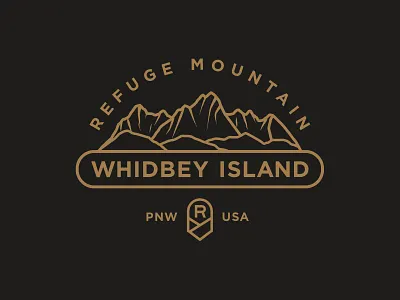 Tee Illustration illustration mountains pnw tshirt