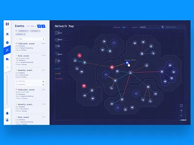Halo Analytics analytic connection dashboard data design devices map ui product ui ux
