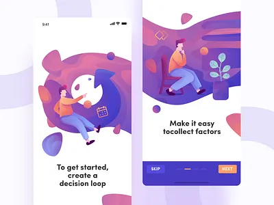 Project Welcome Page app design dragonlee icon illustration panda ue ui welcome page