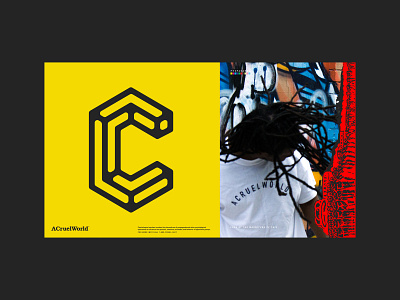 Damn it's ACruelWorld atlanta clothing design design graphics identity logo photgraphy simple