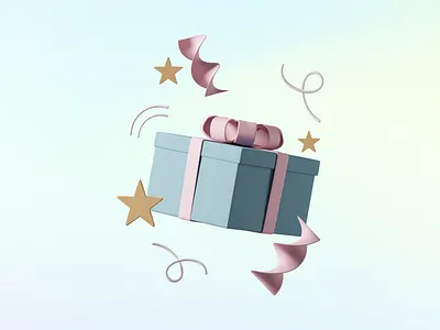 3D Christmas illustrations 3d 3d design 3d objects christmas graphic design illustration ui