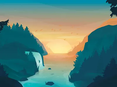 Office Wall Mural design illustration mural wall wall art