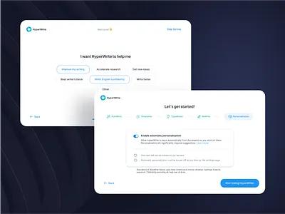Writer's Block? Not anymore. ai aiwriting fintech marketingwebsite process productdesign productmarketing startup uidesign usercentricdesign userfirst uxdesign