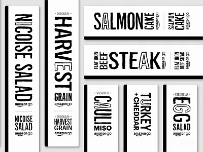 Amazon Go - Good Food Fast smart labels amazon amazon go convenience delicious food handmade handmade font type
