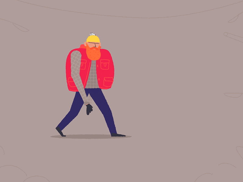 Marshmellow man after effects animation character character animation gif loopdeloop motion graphics rubberhose