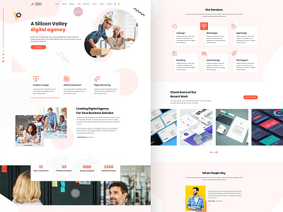 TROMA - Creative Agency Website agency psd business business portfolio clean company corporate portfolio creative digital agency illustration modern multipurpose portfolio psd