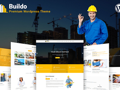 Buildo Architecture Construction Wordpress Theme architechture construction construction wordpress theme ui ux web design webdesign wordpress wordpress themes wp