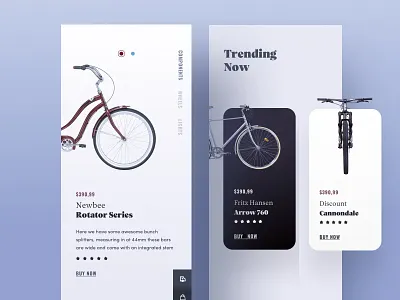Product Description Page - Part 1 app bike card cart clean design e commerce ecommerce identity ios shop ux ux ui web
