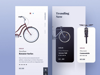 Product Description Page - Part 1 app bike card cart clean design e commerce ecommerce identity ios shop ux ux ui web