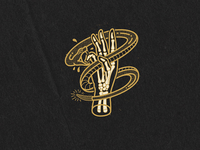 Dont Grope The Nope Rope bite blood cool dont tread on me gun rights hand hand cut rattle rattlesnake skeleton snake bite tatoo xray