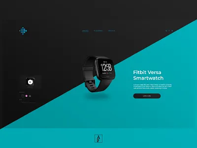 FITBIT WEBDESIGN - 2019 design fit fitbit fitness flat health illustration logo minimal modern simple typography ui ux web webdesign website website banner website concept website creator