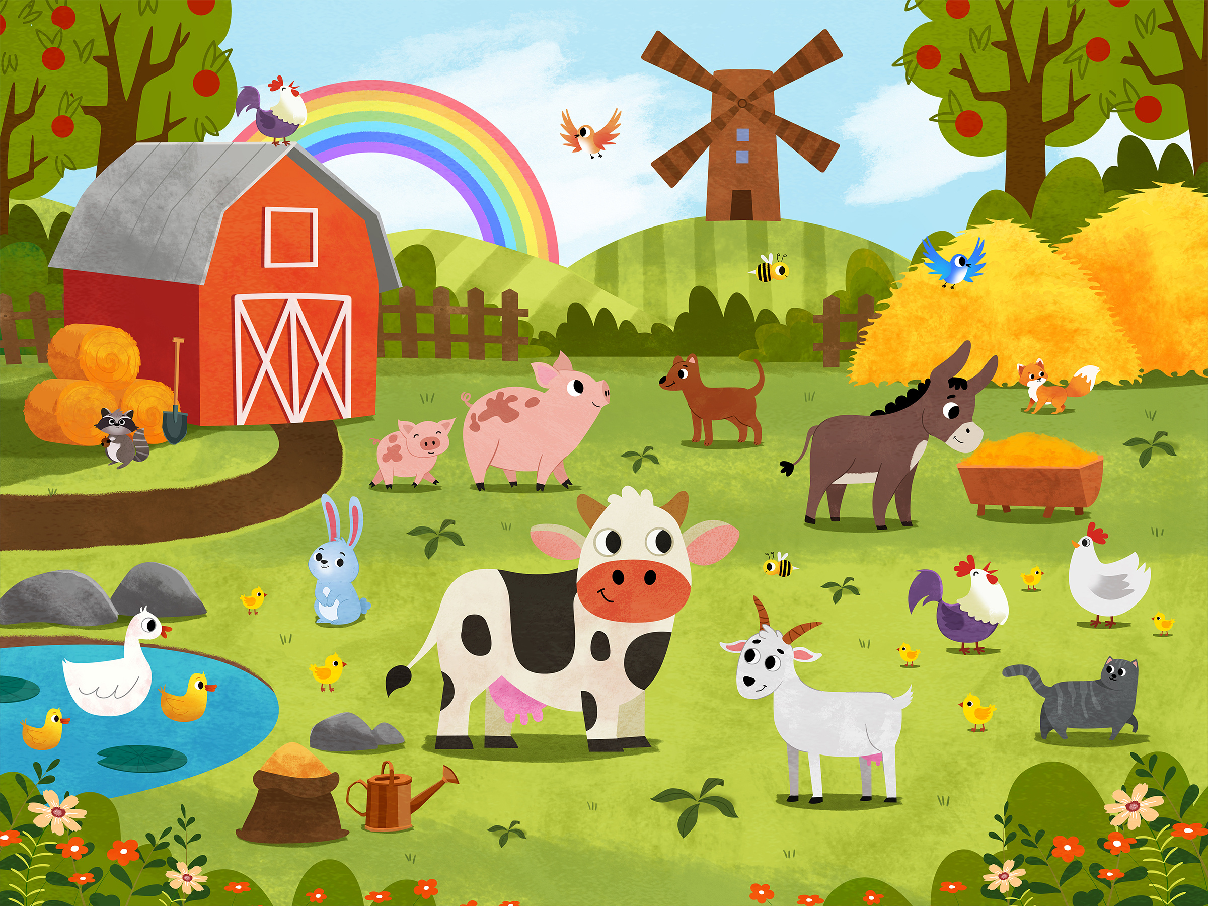 Farm Illustrations art character design design digital art illustration sketch