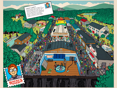 Where's Barb? adobe photoshop crossover illustration stranger things thinkgeek wheres barb wheres waldo