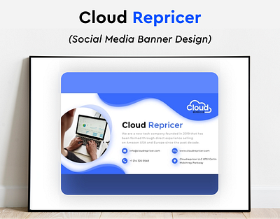 Cloud Social Media Banner app branding design graphic design illustration logo mobile design ui ux vector