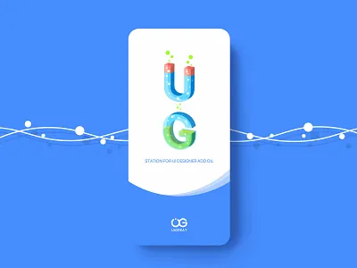 6/100 A Splash Screen add oil design illustration launch screen logo splash screen ui uigreat ux vector