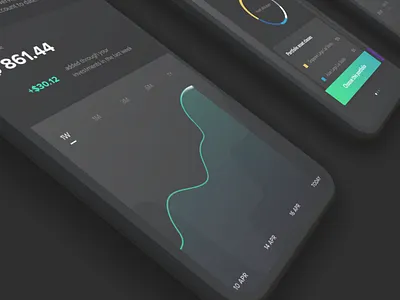 Finance App UI app chart clean clean app dashboard design finance interface ui ux