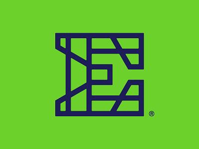 Logomark for Ephrata Strength & Conditioning branding ephrata fitness identity design line illustration logo design logo system typography