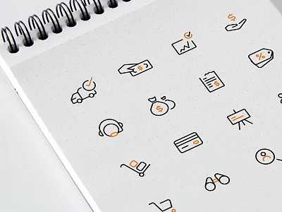Commerce Icons commerce dashboard ecommerce icon icons iconset identity illustrations line vector