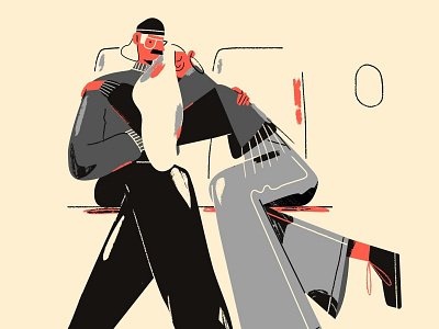 First of the year characterdesign illustration new plane relaxed year