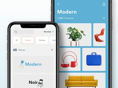 Proppy Product Themes app delivery ecommerce app india ios ondemand props saurabhuxd ui