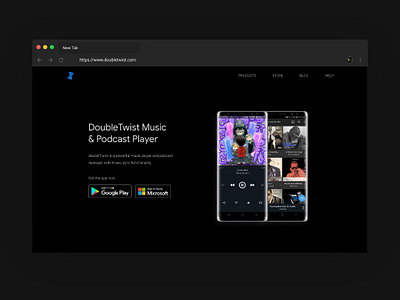 DoubleTwist Website Redesign