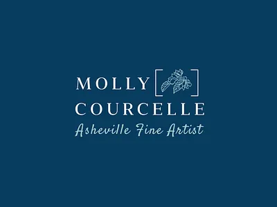 Fine Artist Logo Design art artist asheville designer floral icon iconography identity logo logos
