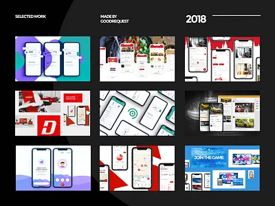 Selected Work of 2018 biometrics electric car interaction interaction design interface interface design mobile mobile app mobile app design mobile design selection sport app top 9 ui uiux ux