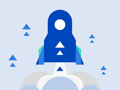 Announcement announcement illustration rocket