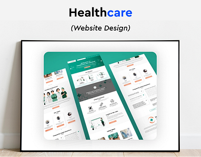 Healthcare On Demand Website Design app branding design graphic design illustration logo mobile design ui ux vector