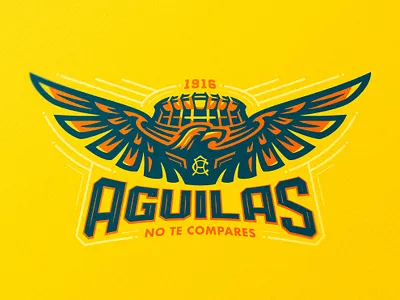 Aguilas aguilas badge branding dlanid eagle football identity illustration logo logotype mascot mexico soccer sport sports