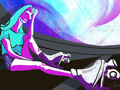 Rolling illustration