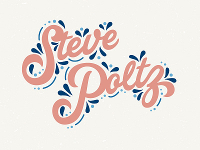 Steve Poltz Logo branding custom lettering design hand drawn type hand lettering hand type identity lettering logo logotype script type typography
