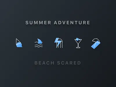 Summer Adventure branding design icon illustration ui vector