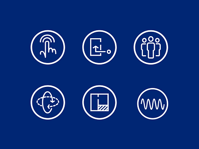 Sensor icons design icon icons illustration ui vector website