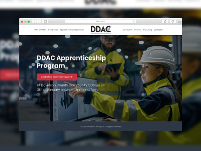 DDAC.tech | Web Design design sparkweb web design web design agency web design company website website concept