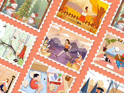 2018 illustration collection design