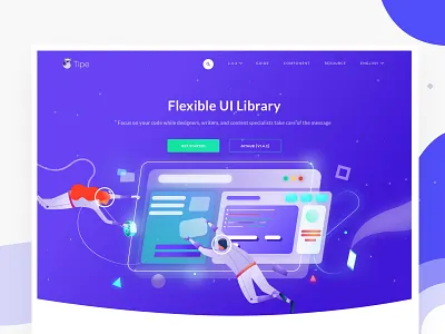 Documentation Portal app code document illustration interface design library portal space ui uiux userinterface ux vector web website