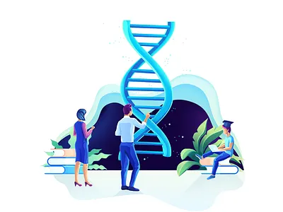 LBS ( sub-illustration for website section ) 2.5d branding gradient icon illustration landing minimal ui vector