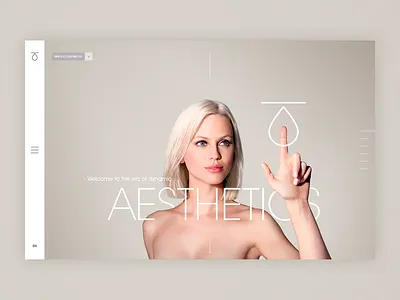 Teoxane #1 art direction beauty concept design ui uidesign uiux web webdesign website
